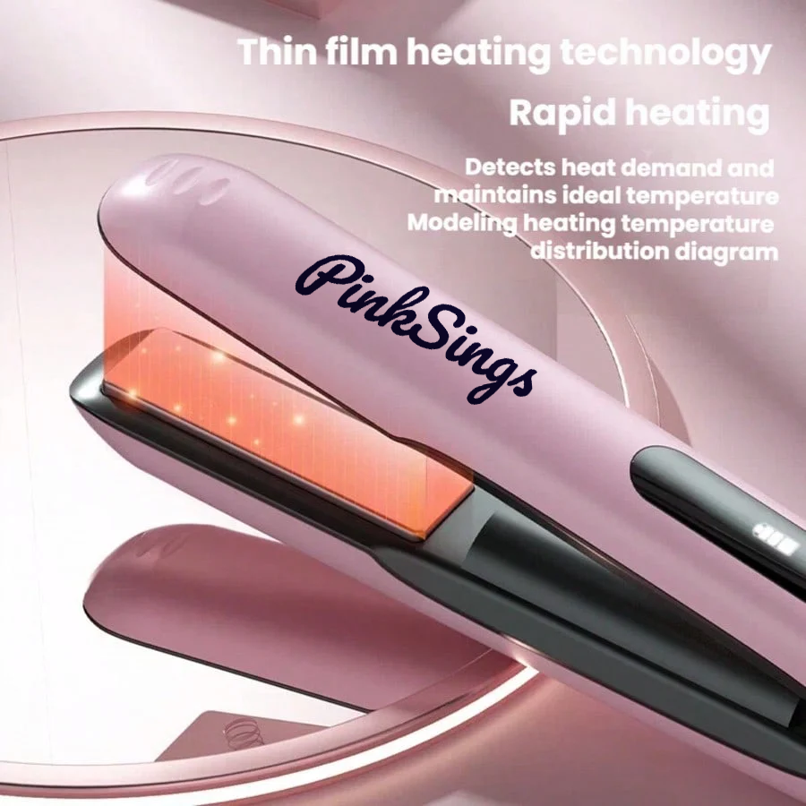 PinkSings 5000mAh Cordless Rechargeable Curling Iron