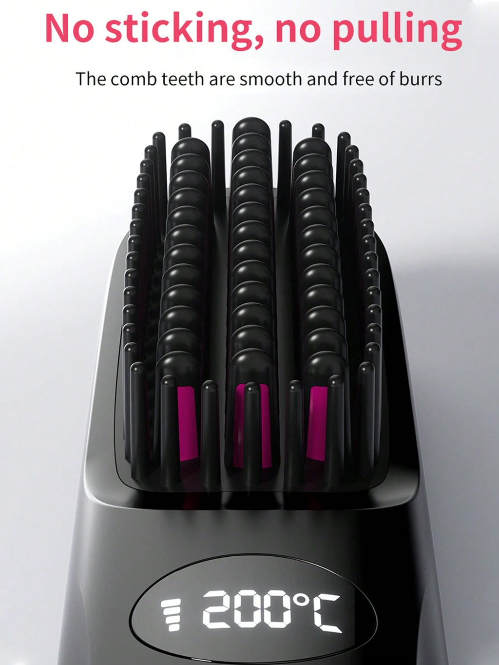 PinkSings Cordless Mini Compact Hair Straightener Brush