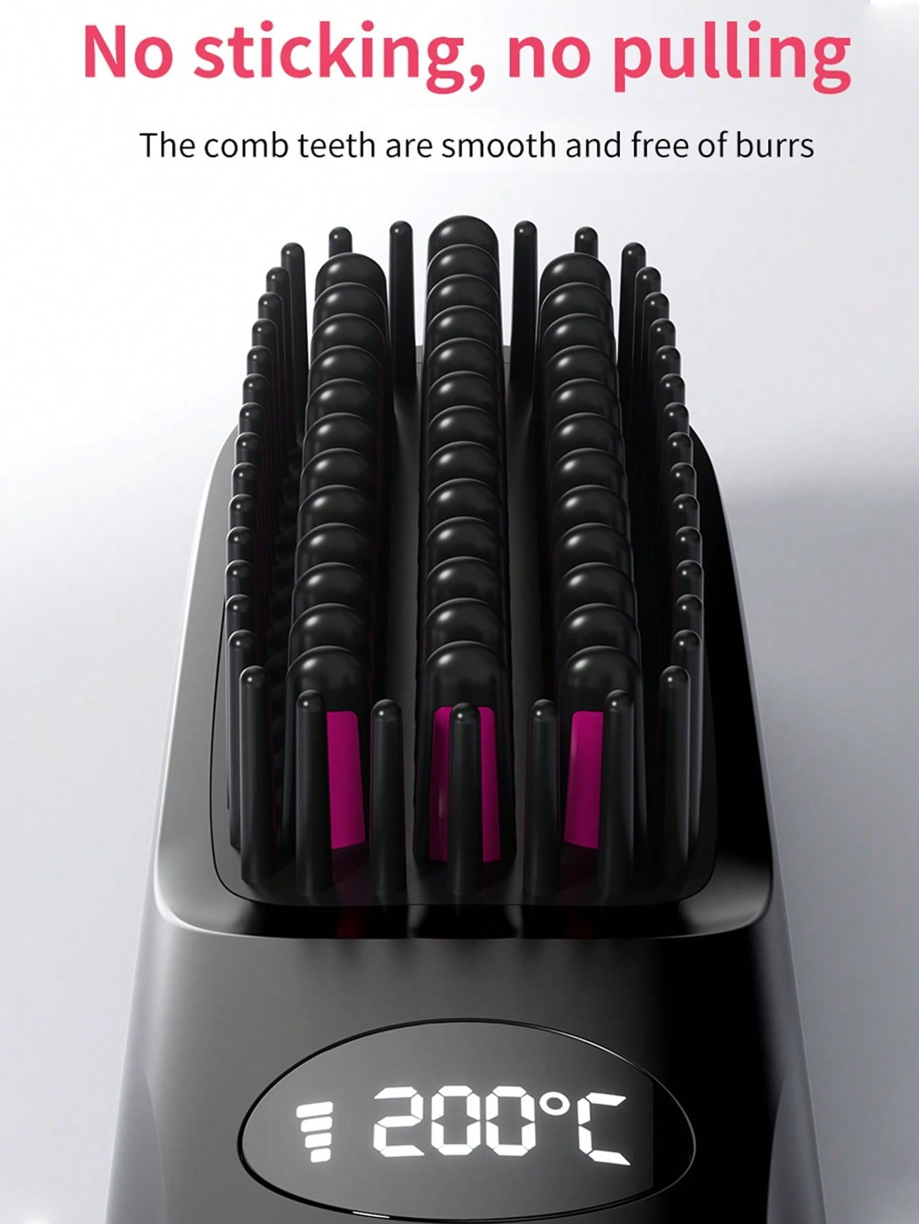 PinkSings Cordless Mini Compact Hair Straightener Brush