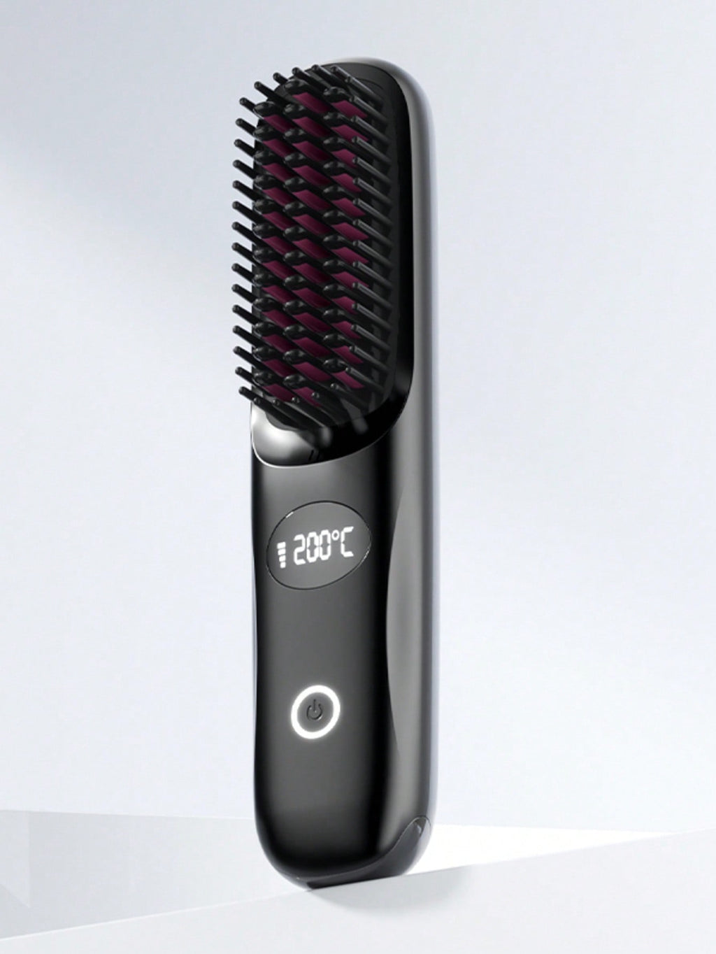 PinkSings Cordless Mini Compact Hair Straightener Brush