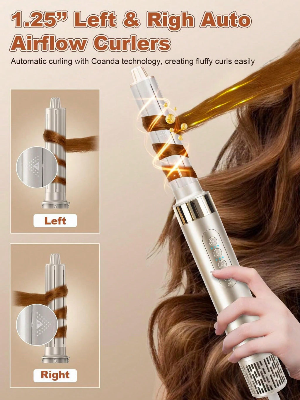 PinkSings 8 in 1 Hair Styler