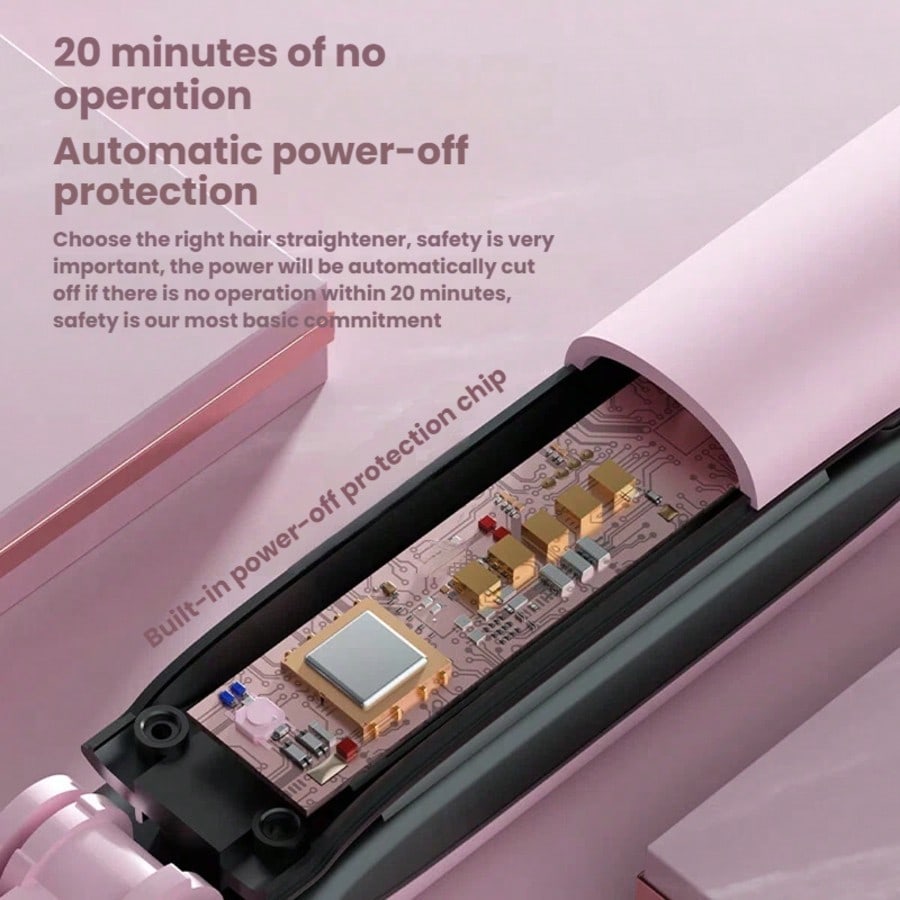 PinkSings 5000mAh Cordless Rechargeable Curling Iron