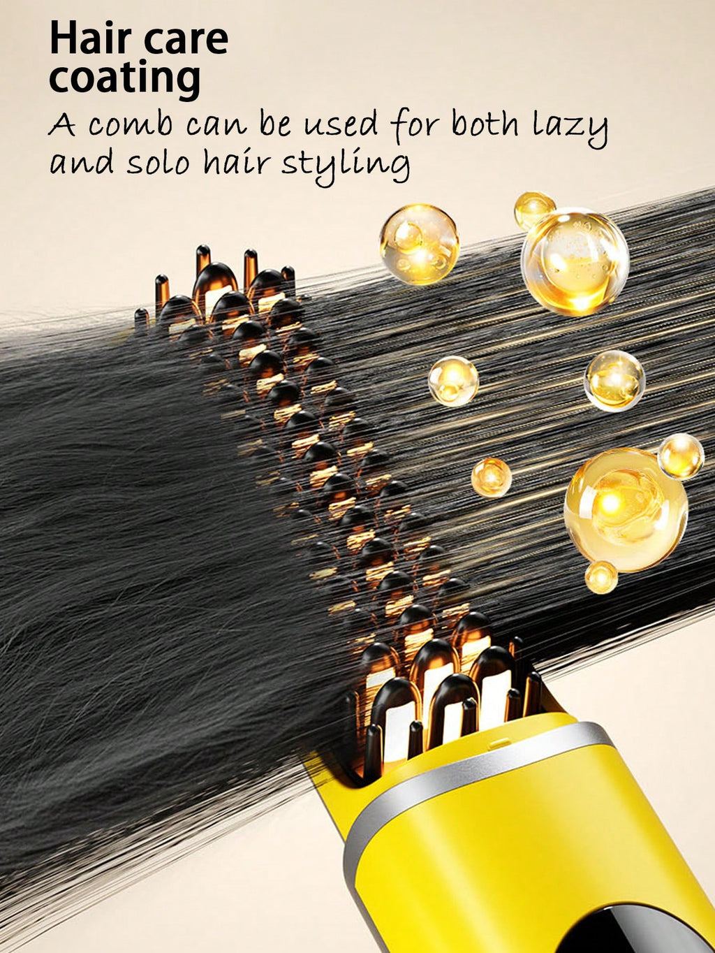 PinkSings Cordless Hair Straightener Brush with Blow Air Quick Shaping